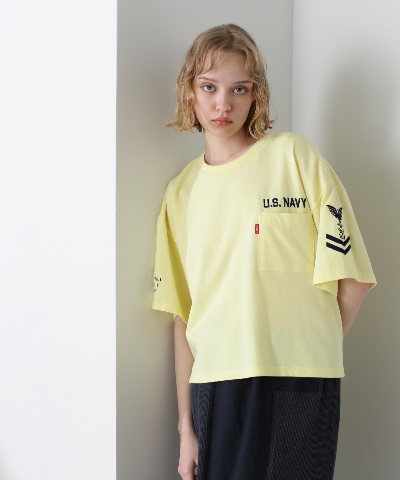 NAVAL POCKET SHORT T-SHIRT/ネイバル ポケット ショート ティーシャツ 