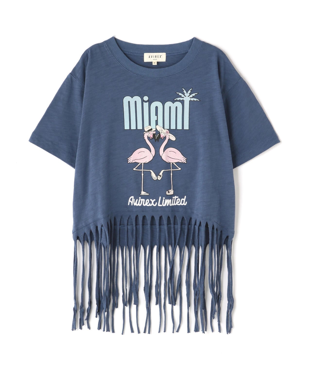 《直営店限定》FRINGE FLAMINGO T-SHIRT/フリンジ フラミンゴTシャツ