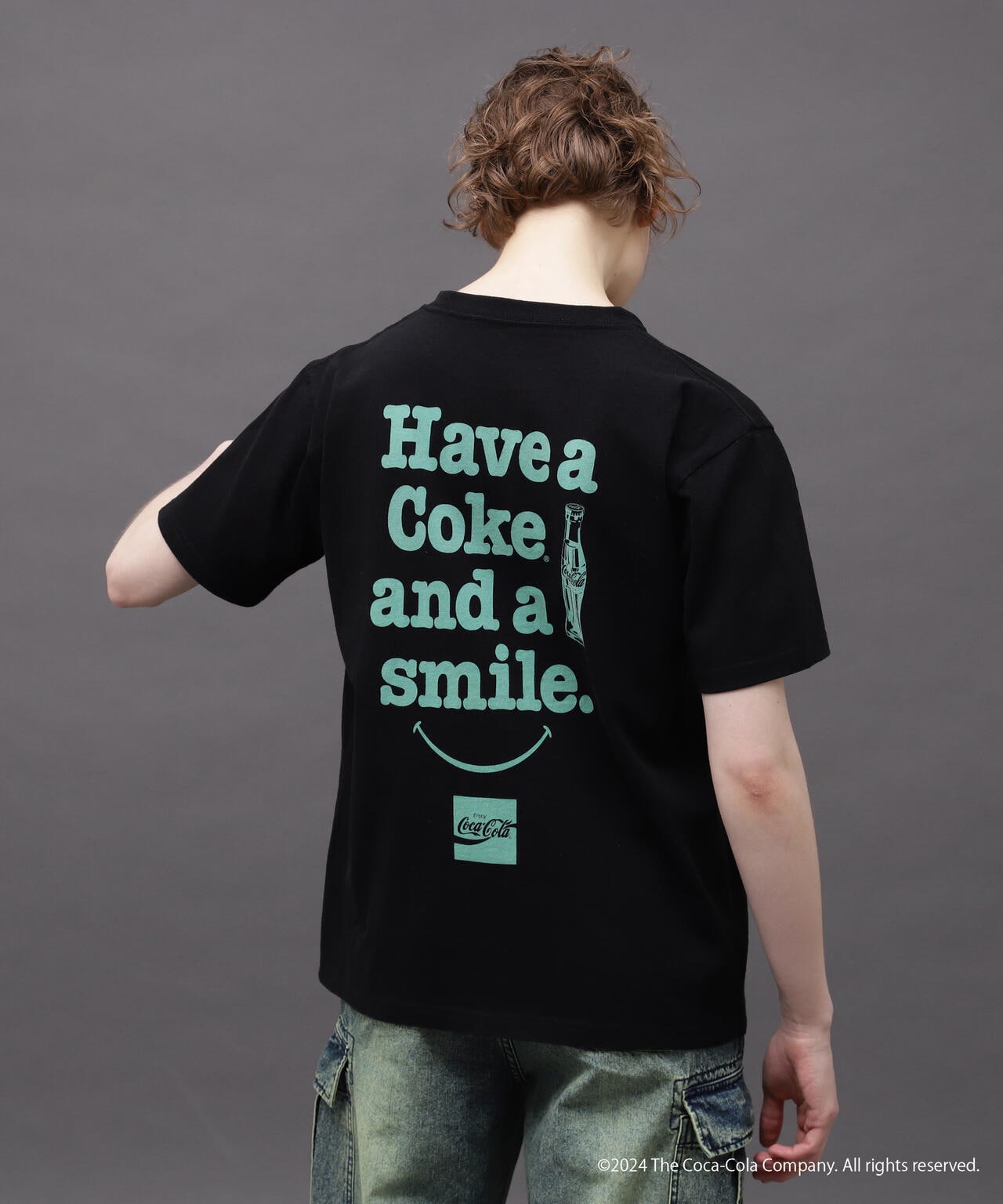 AVIREX / Coca-Cola 80'S SMILE T-SHIRT