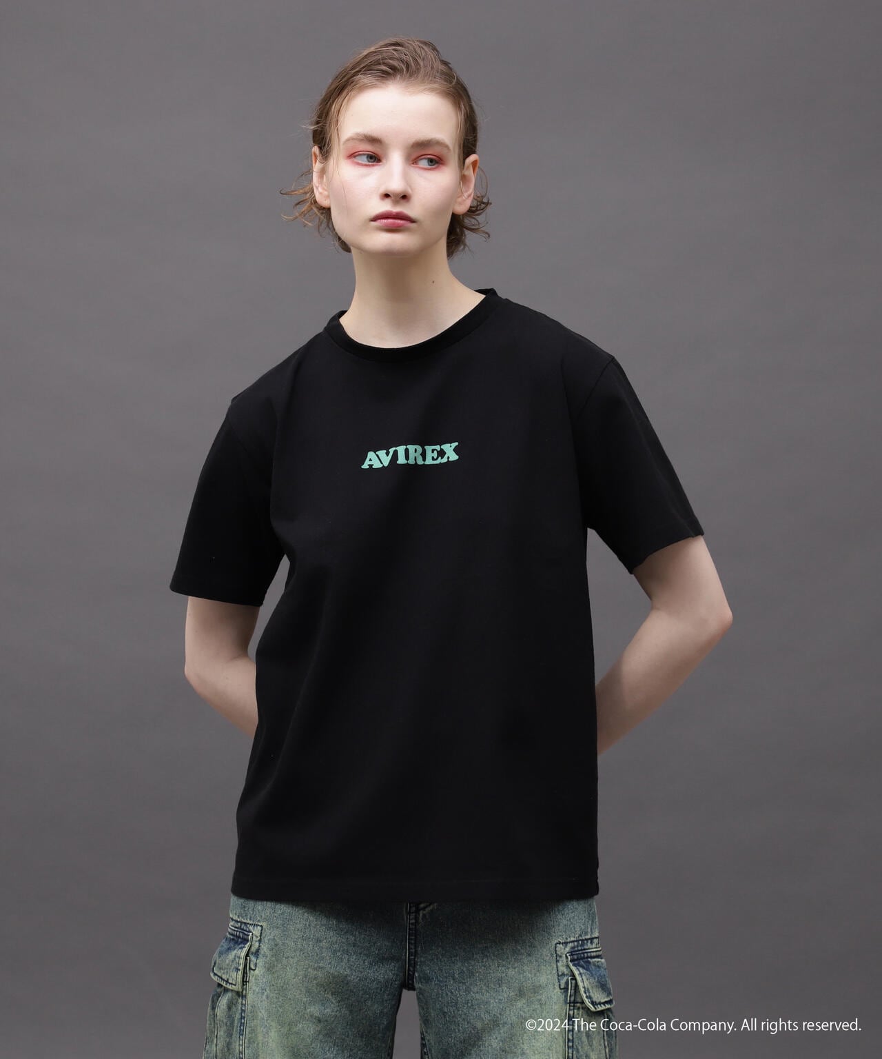 AVIREX / Coca-Cola 80'S SMILE T-SHIRT