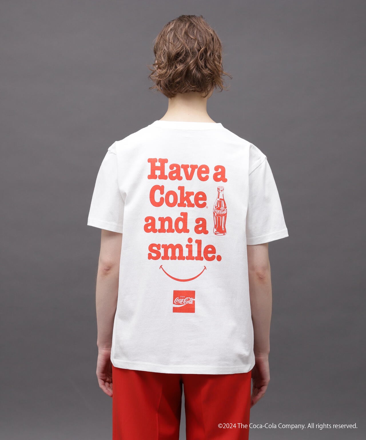 AVIREX / Coca-Cola 80'S SMILE T-SHIRT