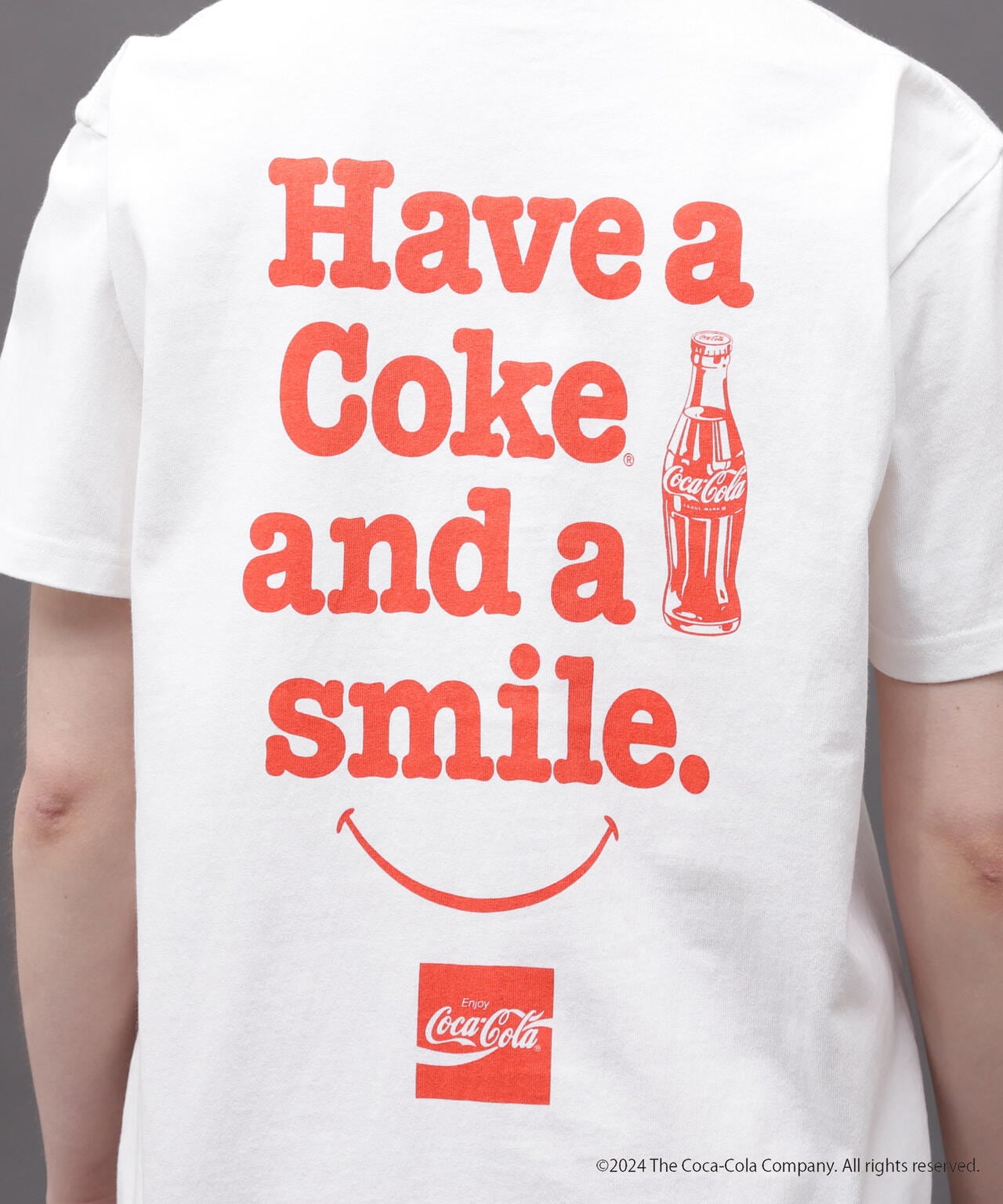 AVIREX / Coca-Cola 80'S SMILE T-SHIRT