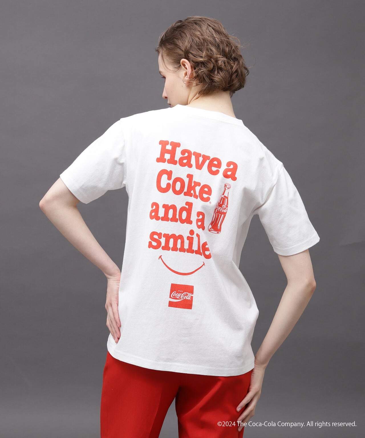 AVIREX / Coca-Cola 80'S SMILE T-SHIRT