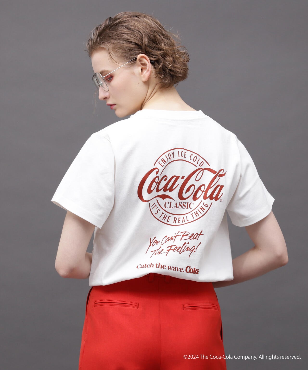 AVIREX / Coca-Cola 90'S POCKET LOGO T-SHIRT(Women's)