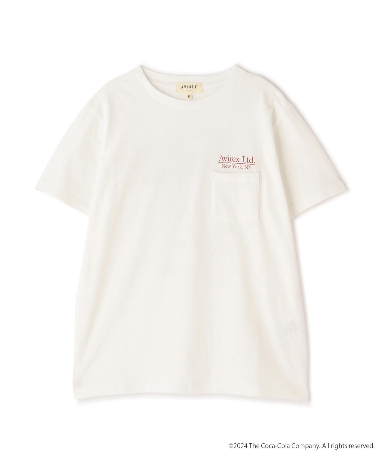 AVIREX / Coca-Cola 90'S POCKET LOGO T-SHIRT(Women's)