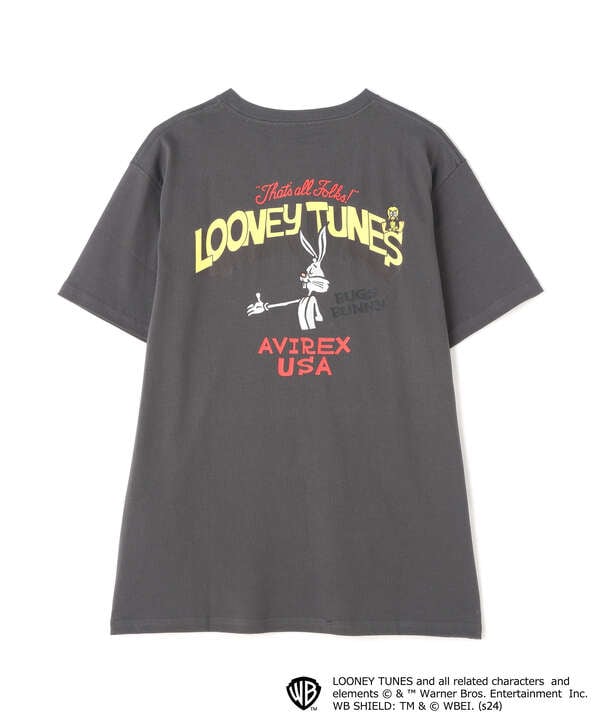 《LOONEY TUNES/AVIREX/RyuAmbe》Bugs Bunny T-SHIRT