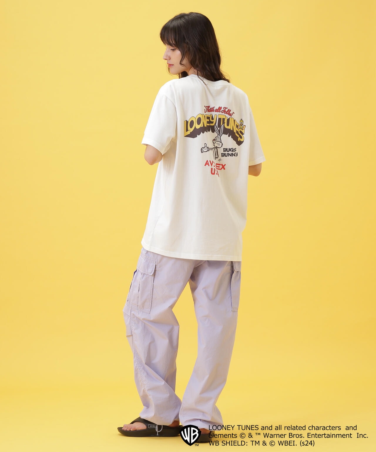 《LOONEY TUNES/AVIREX/RyuAmbe》Bugs Bunny T-SHIRT