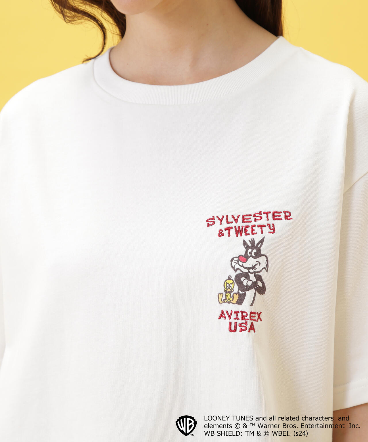 《LOONEY TUNES/AVIREX/RyuAmbe》Bugs Bunny T-SHIRT