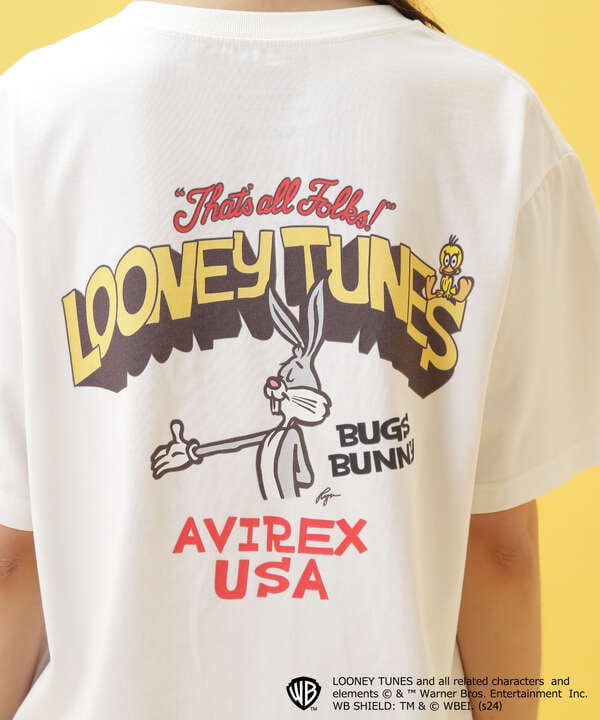 《LOONEY TUNES/AVIREX/RyuAmbe》Bugs Bunny T-SHIRT