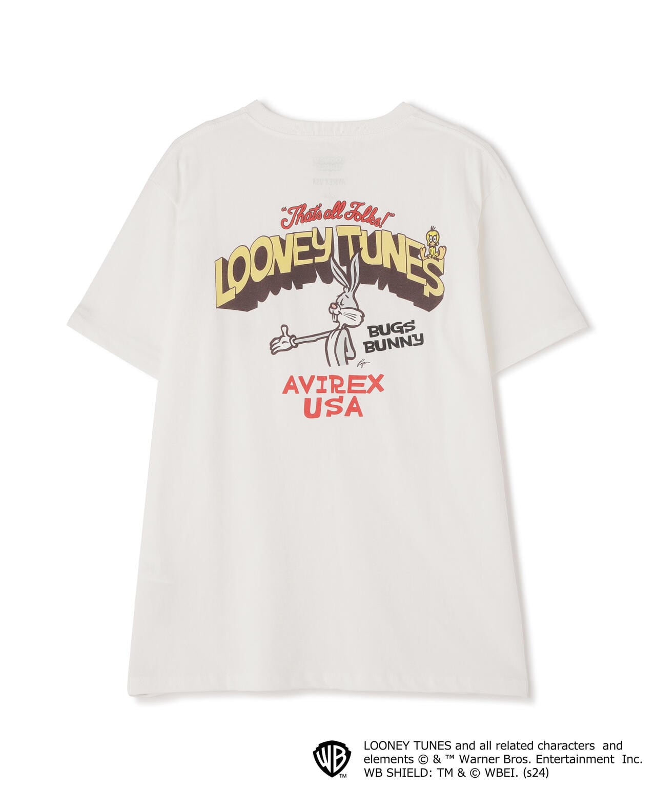 《LOONEY TUNES/AVIREX/RyuAmbe》Bugs Bunny T-SHIRT