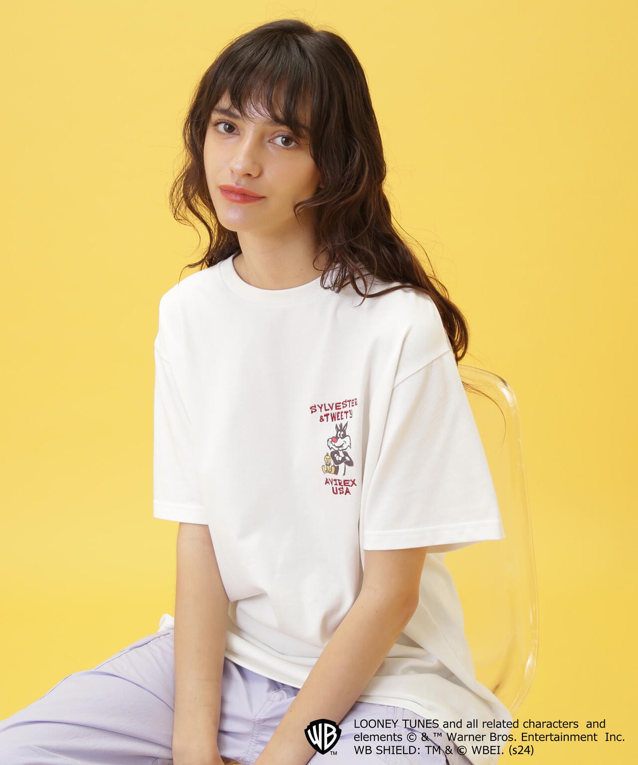 《LOONEY TUNES/AVIREX/RyuAmbe》Bugs Bunny T-SHIRT