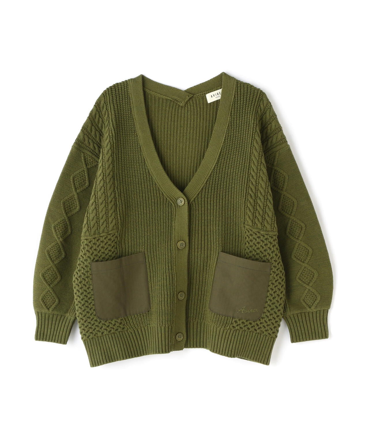 直営店限定》L/S MELANGE CARDIGAN/メランジ カーディガン | AVIREX 