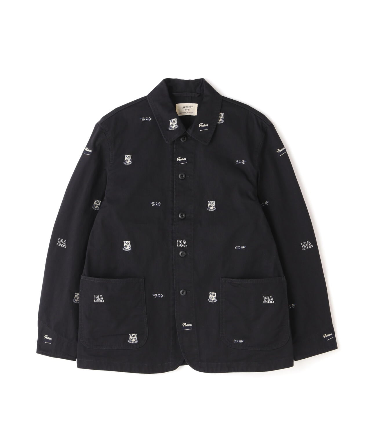 POINT EMBROIDERY COVERALL JACKET