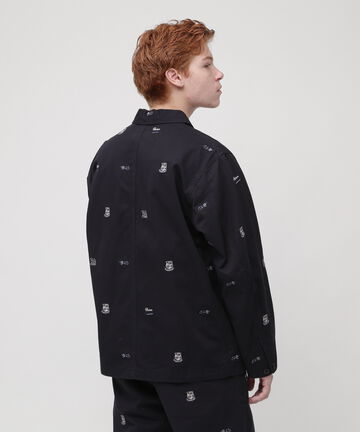 POINT EMBROIDERY COVERALL JACKET