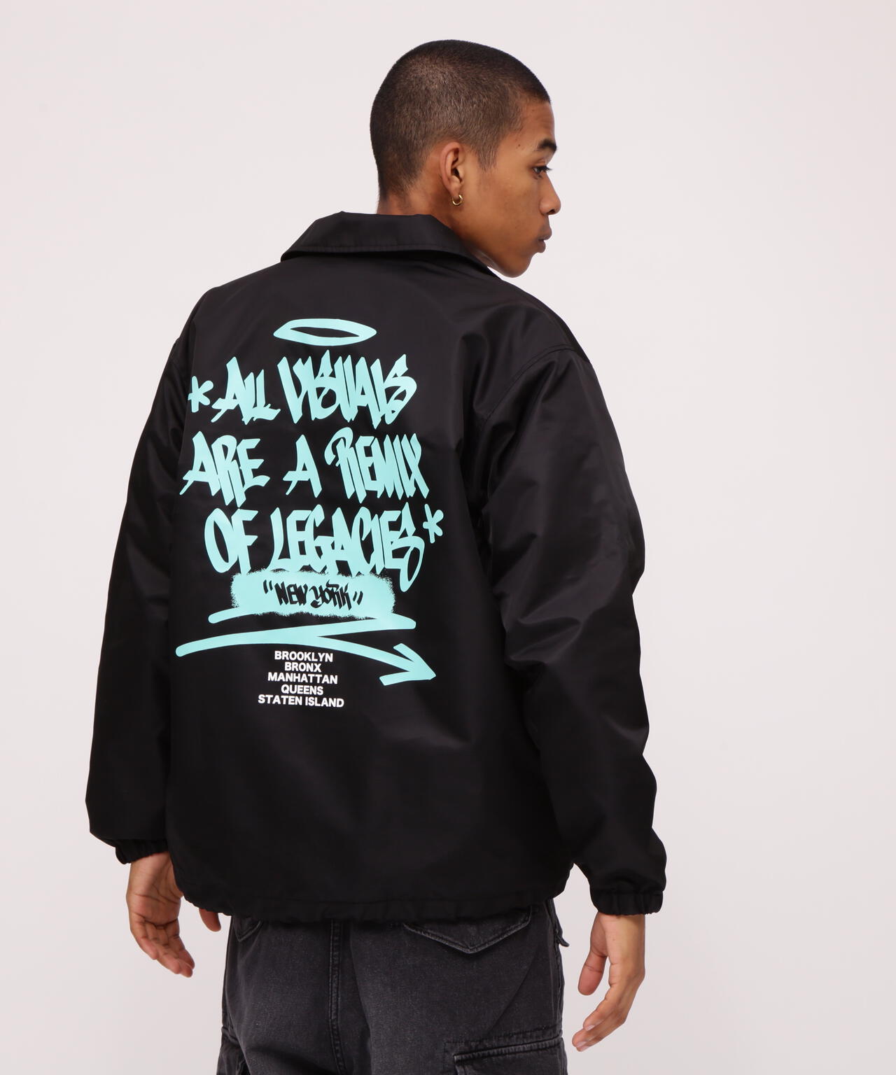 直営店限定》TAGGING DESIGN COACH JACKET / タギングデザイン