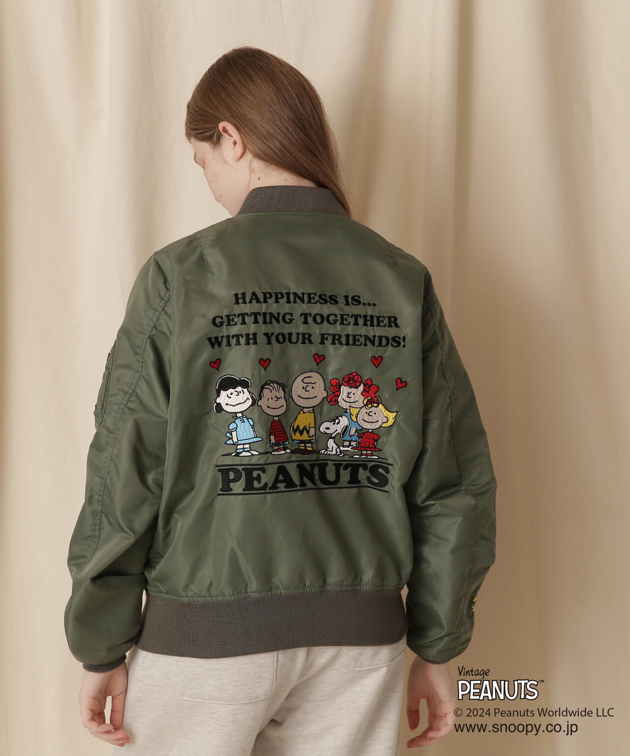 《PEANUTS×AVIREX》LIGHT MA-1 JACKET/《ピーナッツ×アヴィレックス》ライト MA-1ジャケット