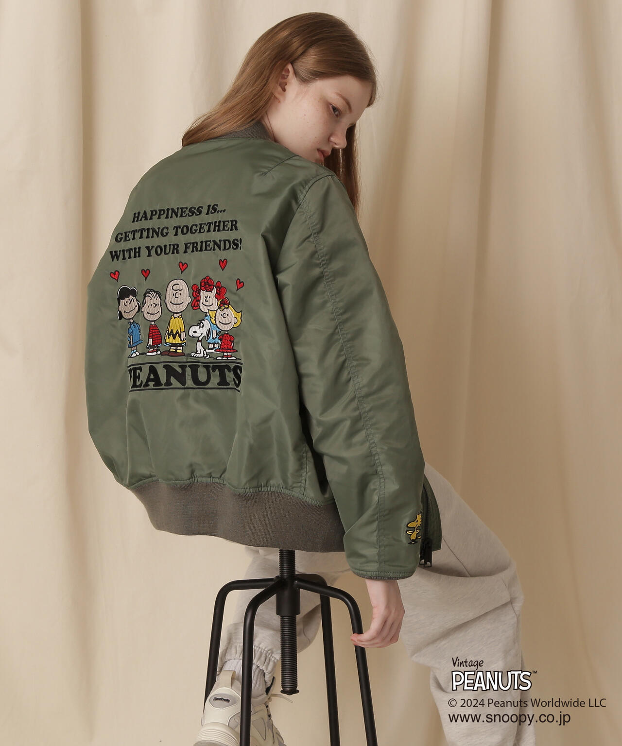 PEANUTS×AVIREX》LIGHT MA-1 JACKET/《ピーナッツ×アヴィレックス