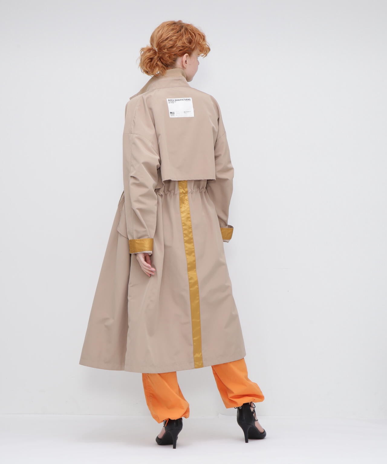 《直営店限定》STAND COLLAR LONG COAT/スタンドカラーロングコート