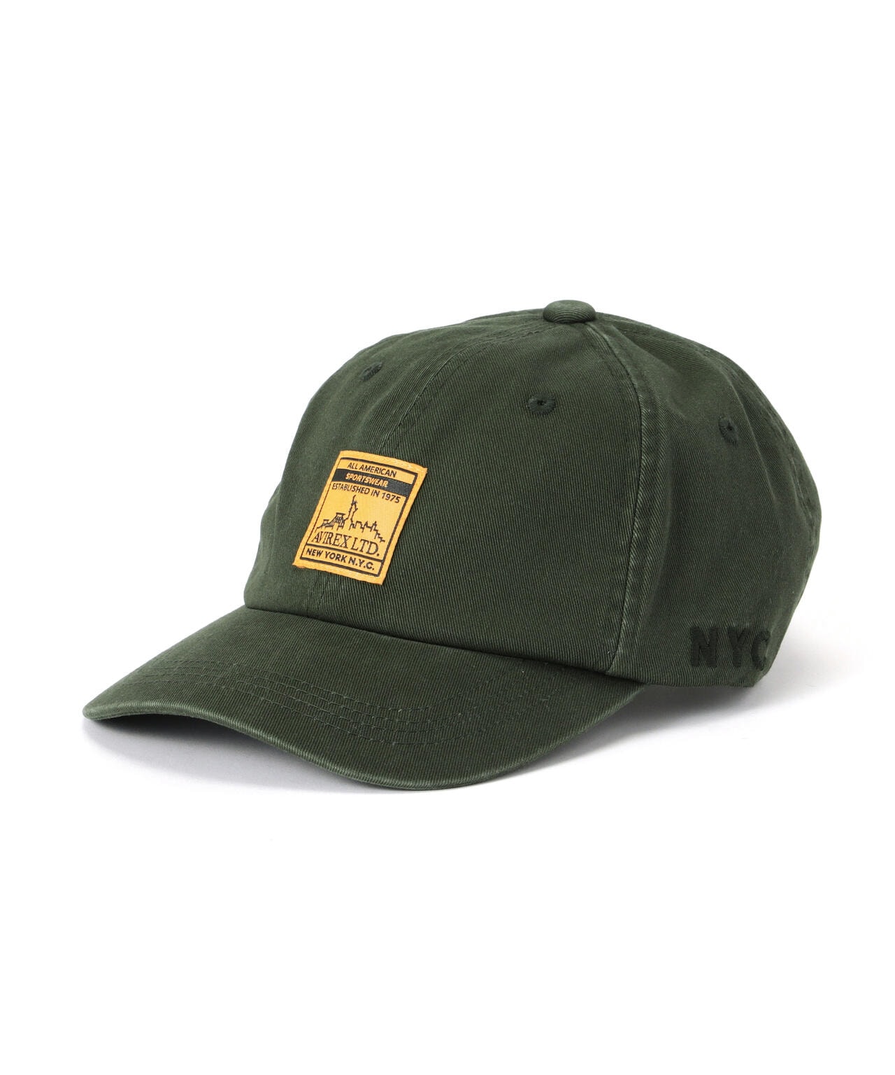 NYC WASH LOGO CAP / NYC ウォッシュ ロゴキャップ / AVIREX / アヴィレックス