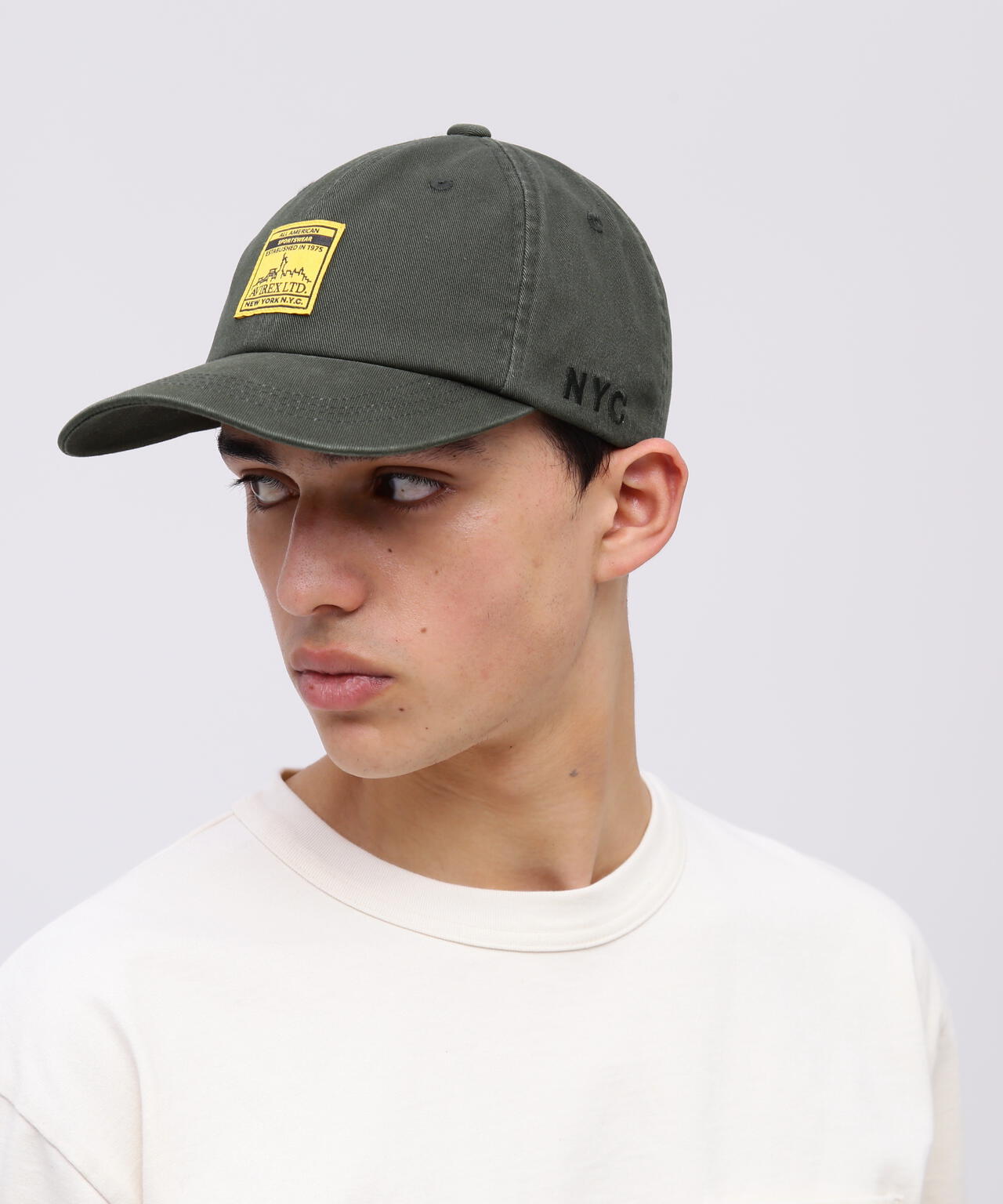 NYC WASH LOGO CAP / NYC ウォッシュ ロゴキャップ / AVIREX / アヴィレックス