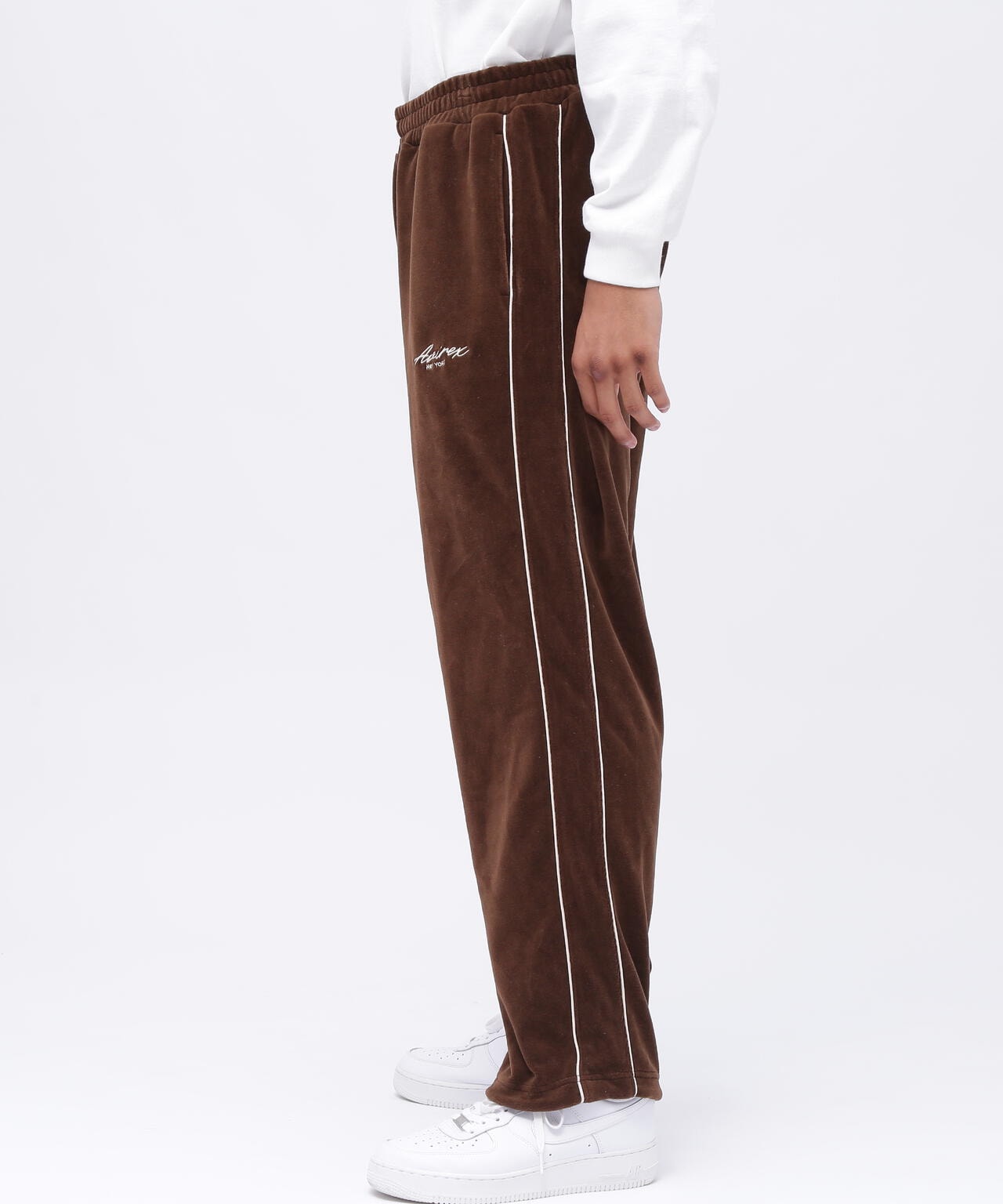 VELOUR PANTS CURSIVE LOGO / ベロア パンツ カーシヴ ロゴ