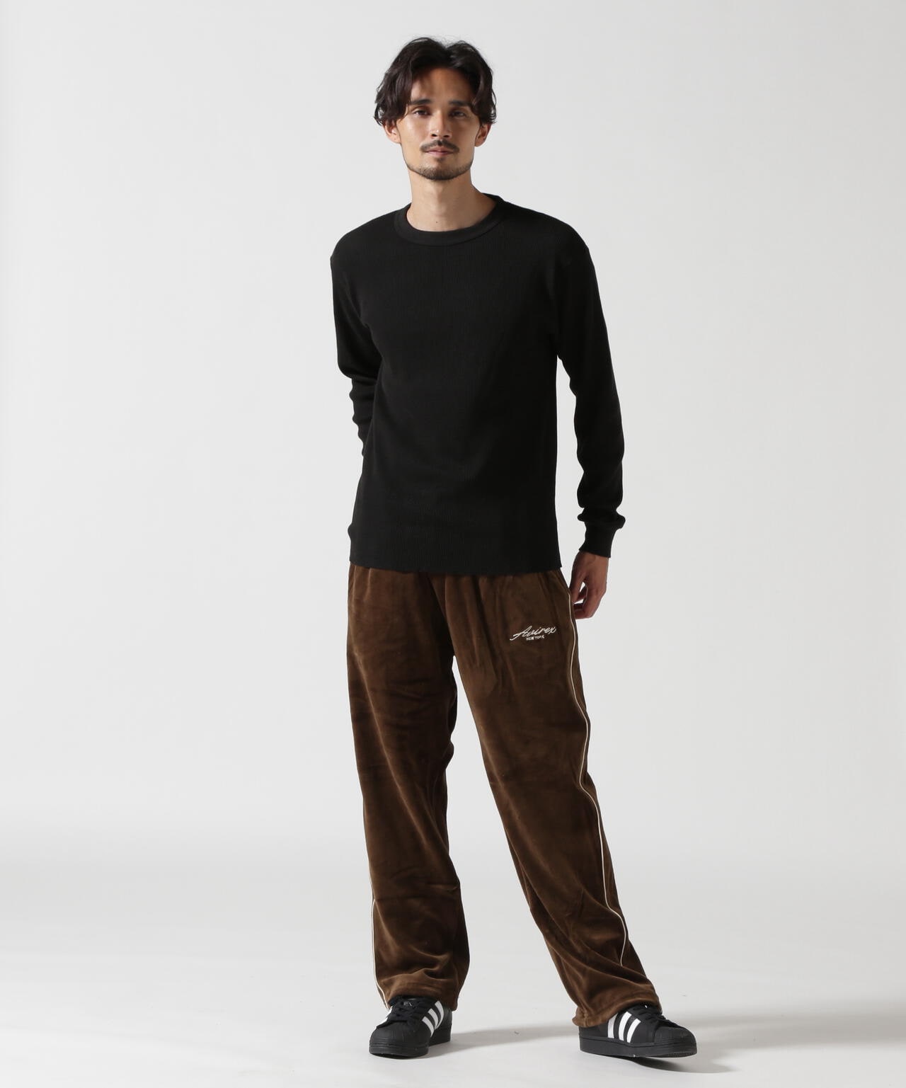 VELOUR PANTS CURSIVE LOGO / ベロア パンツ カーシヴ ロゴ