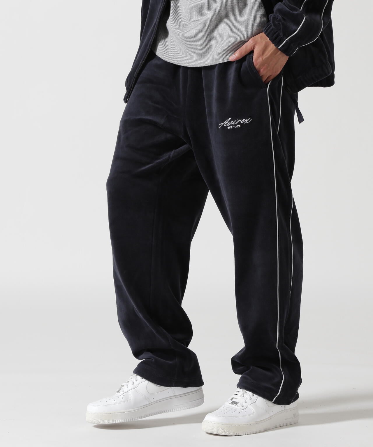 VELOUR PANTS CURSIVE LOGO / ベロア パンツ カーシヴ ロゴ