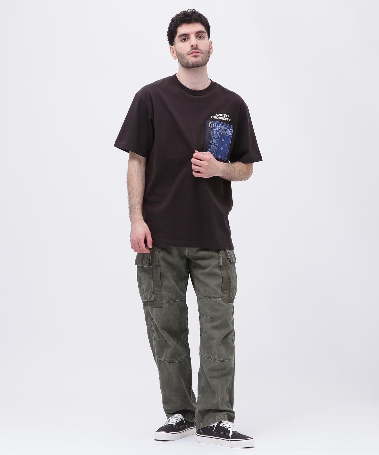 《CROSSOVER》FADED CUSTOM CARGO PANTS / フェイデッド カスタム カーゴパンツ / AVIREX 