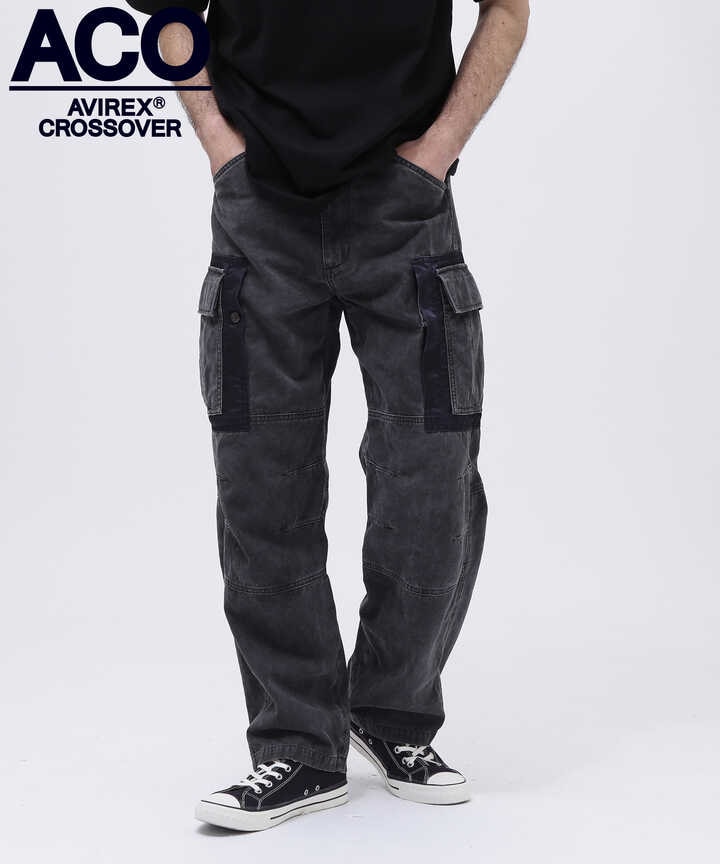 《CROSSOVER》FADED CUSTOM CARGO PANTS / フェイデッド カスタム カーゴパンツ / AVIREX 