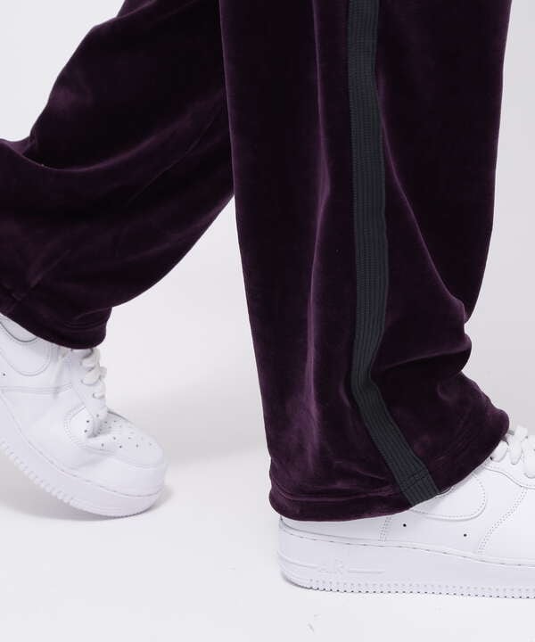 《WEB&DEPOT限定》VELOUR TRACK PANTS / ベロア トラックパンツ