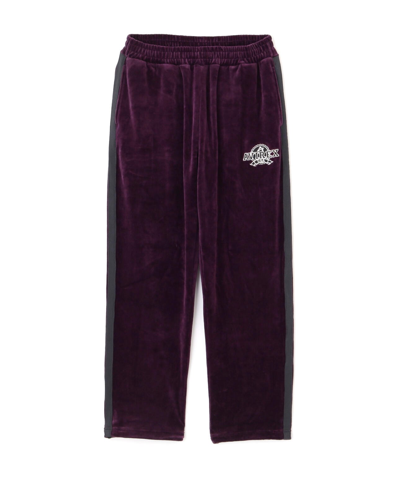 WEB&DEPOT限定》VELOUR TRACK PANTS / ベロア トラックパンツ | AVIREX ( アヴィレックス ) | US  ONLINE STORE（US オンラインストア）