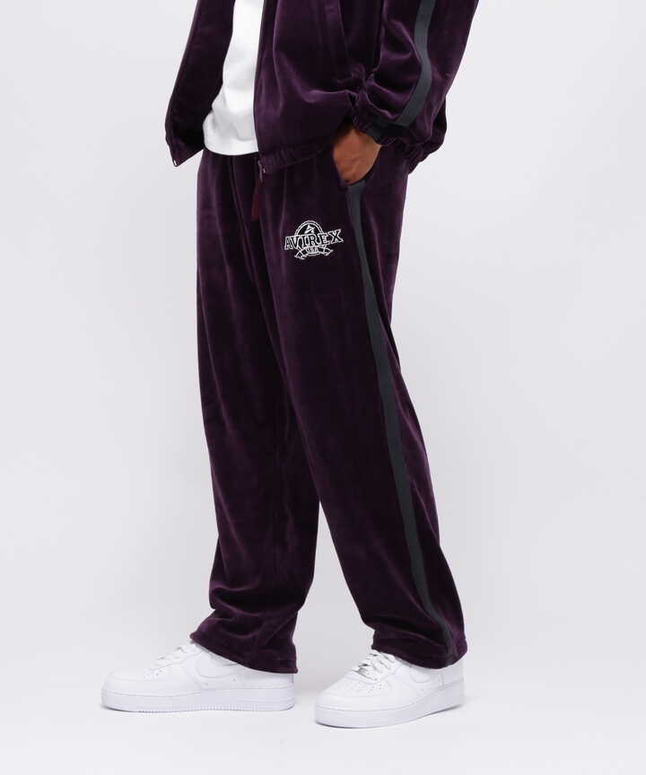 《WEB&DEPOT限定》VELOUR TRACK PANTS / ベロア トラックパンツ