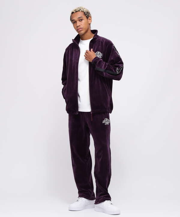 《WEB&DEPOT限定》VELOUR TRACK PANTS / ベロア トラックパンツ