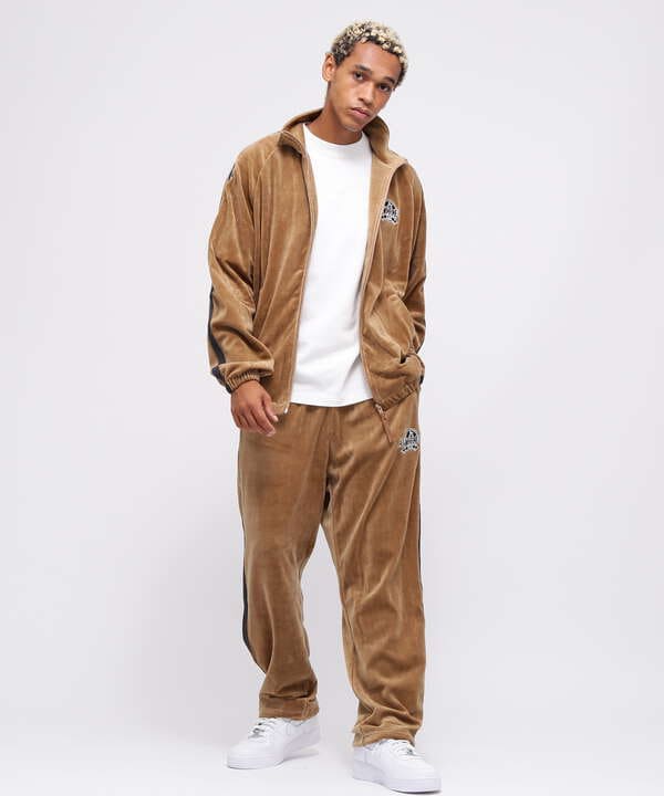 《WEB&DEPOT限定》VELOUR TRACK PANTS / ベロア トラックパンツ