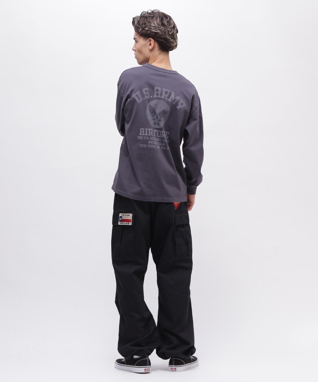 《直営店限定》TOP GUN WAPPEN CARGO PANTS / トップガン ワッペン カーゴパンツ / AVIREX 