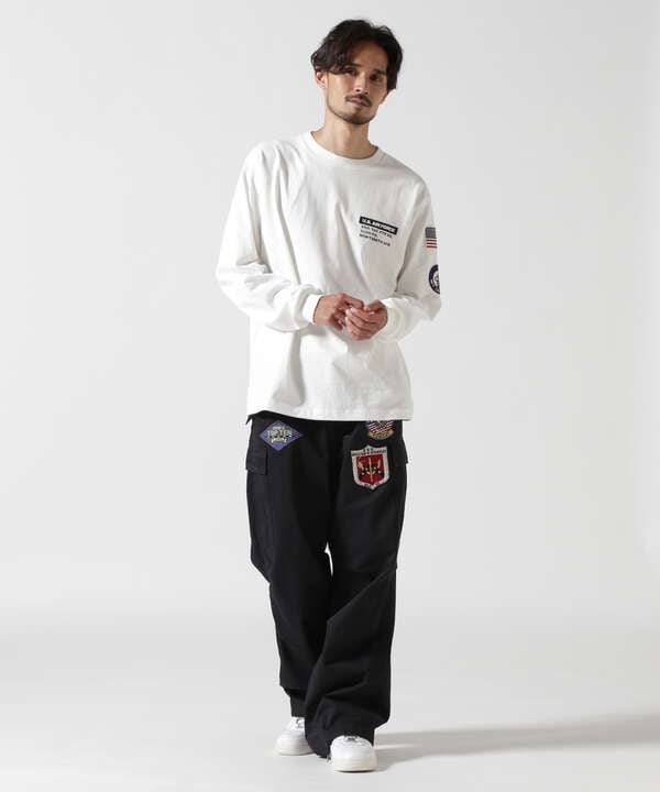 《直営店限定》TOP GUN WAPPEN CARGO PANTS / トップガン ワッペン カーゴパンツ / AVIREX 