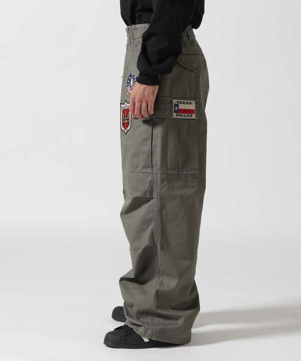 《直営店限定》TOP GUN WAPPEN CARGO PANTS / トップガン ワッペン カーゴパンツ / AVIREX 