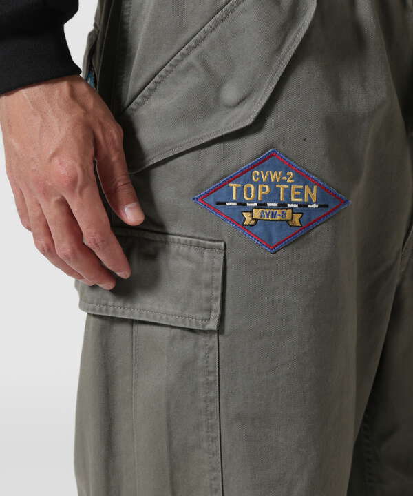 《直営店限定》TOP GUN WAPPEN CARGO PANTS / トップガン ワッペン カーゴパンツ / AVIREX 