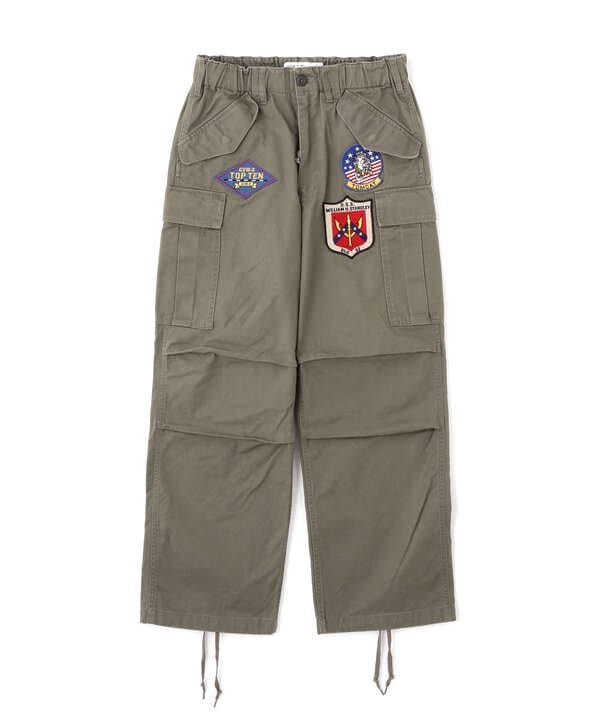 《直営店限定》TOP GUN WAPPEN CARGO PANTS / トップガン ワッペン カーゴパンツ / AVIREX 