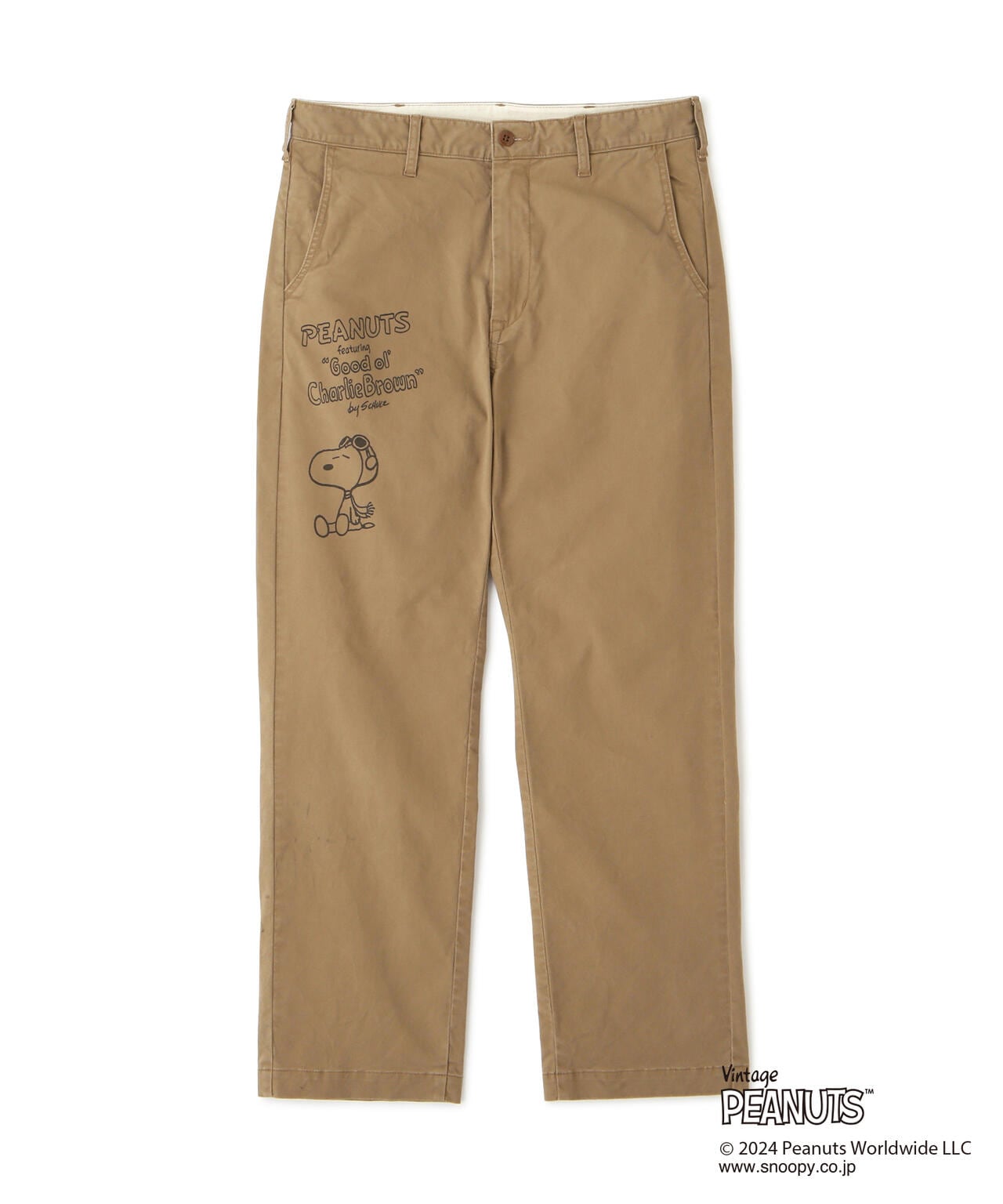 《AVIREX × PEANUTS》CHINO PANTS "FLYING ACE" / チノパンツ "フライング エース" / ピーナッツ