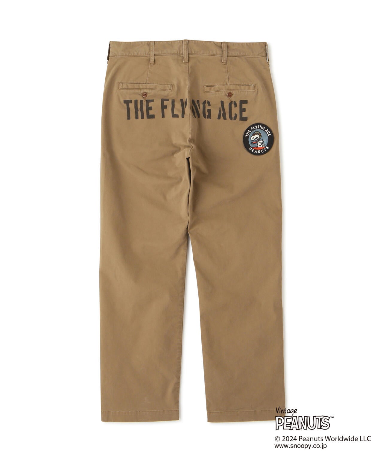 《AVIREX × PEANUTS》CHINO PANTS "FLYING ACE" / チノパンツ "フライング エース" / ピーナッツ