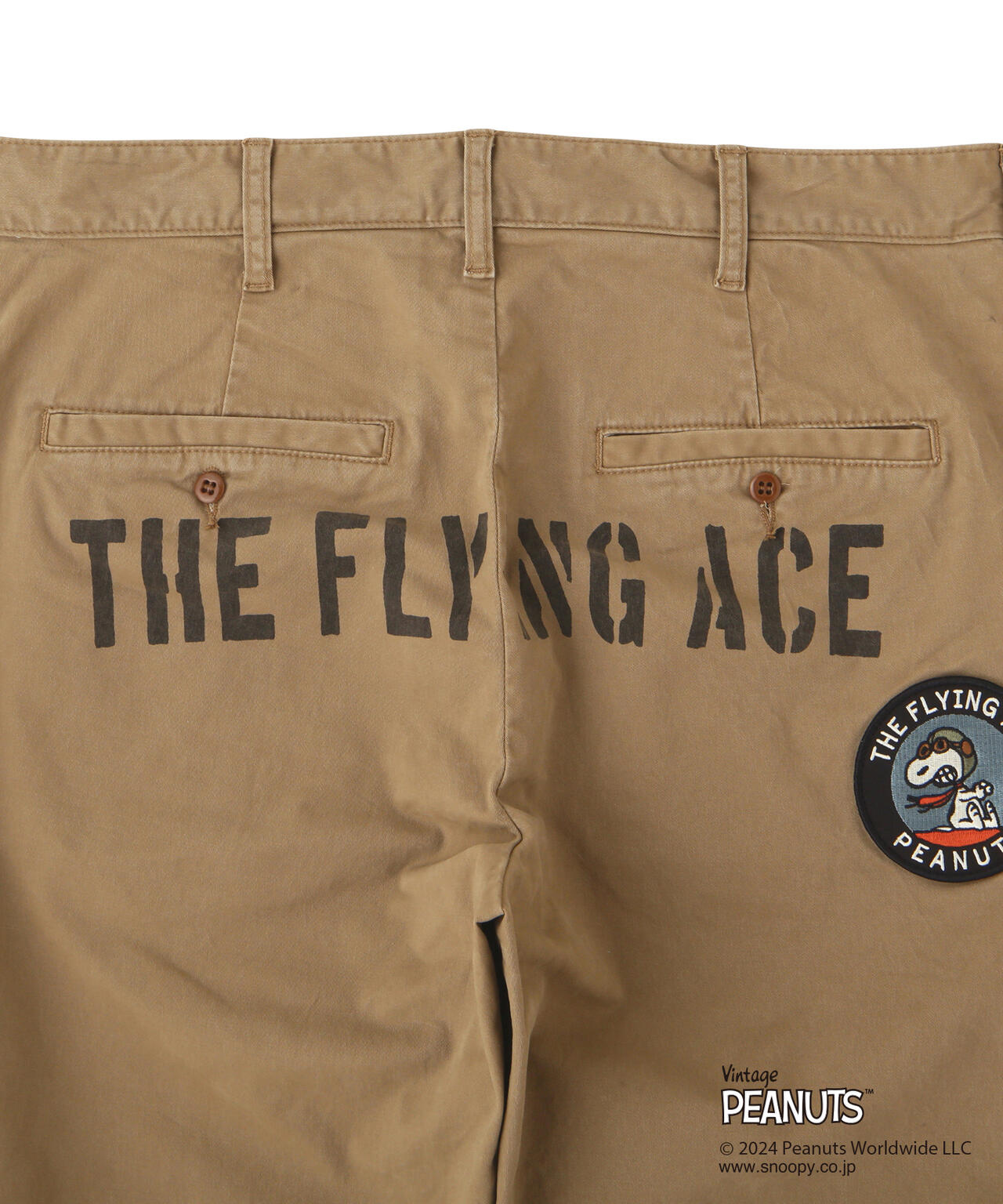 《AVIREX × PEANUTS》CHINO PANTS "FLYING ACE" / チノパンツ "フライング エース" / ピーナッツ