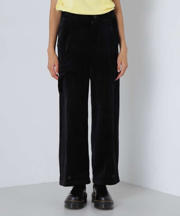 BOYFRIEND CARGO VELOUR PANTS/ボーイフレンド ベロアカーゴパンツ