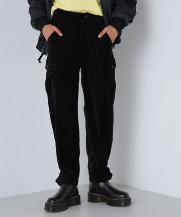 【先行予約 10月上旬-10月中旬入荷予定】BOYFRIEND CARGO VELOUR PANTS/ボーイフレンド ベロアカーゴパンツ