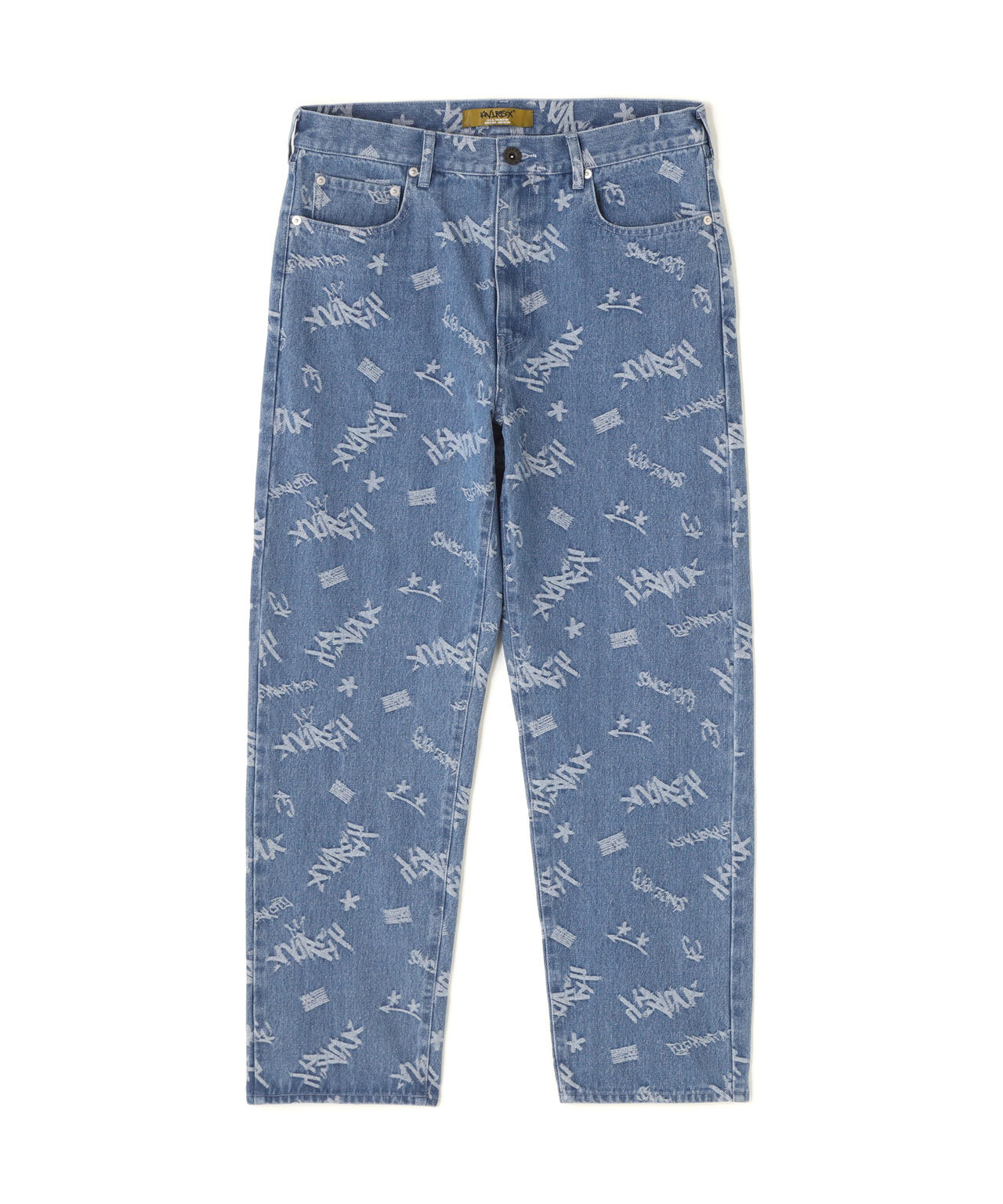 TAGGING JACQUARD DENIM PANTS / タギング ジャガード デニム パンツ