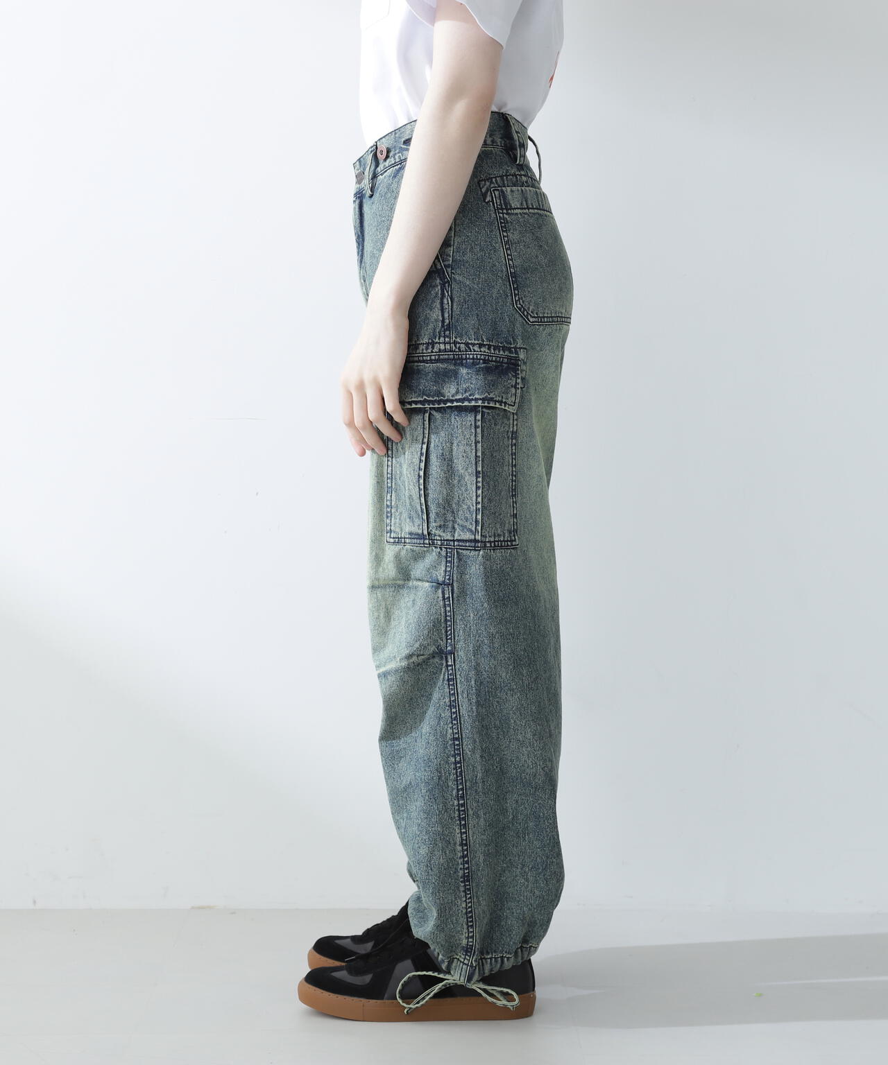 CARGO DENIM PANTS/カーゴデニムパンツ