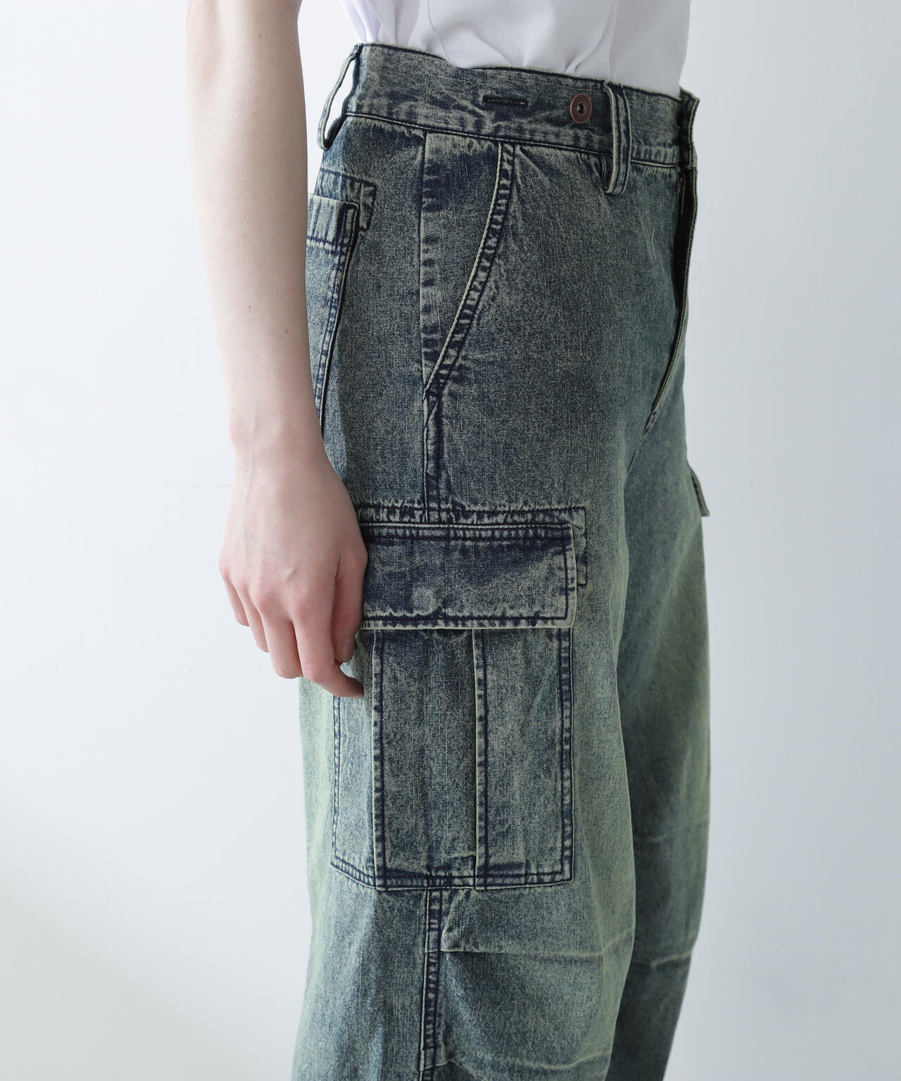 CARGO DENIM PANTS/カーゴデニムパンツ