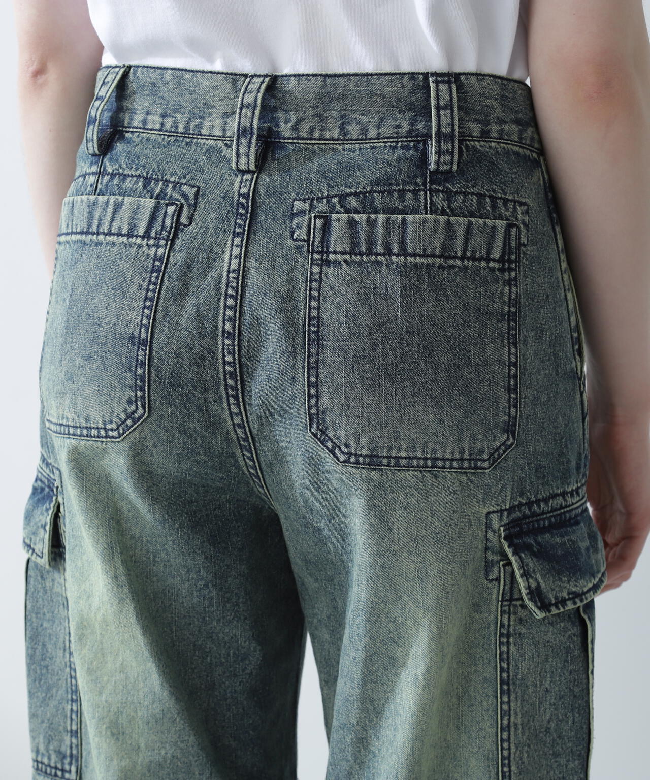 CARGO DENIM PANTS/カーゴデニムパンツ