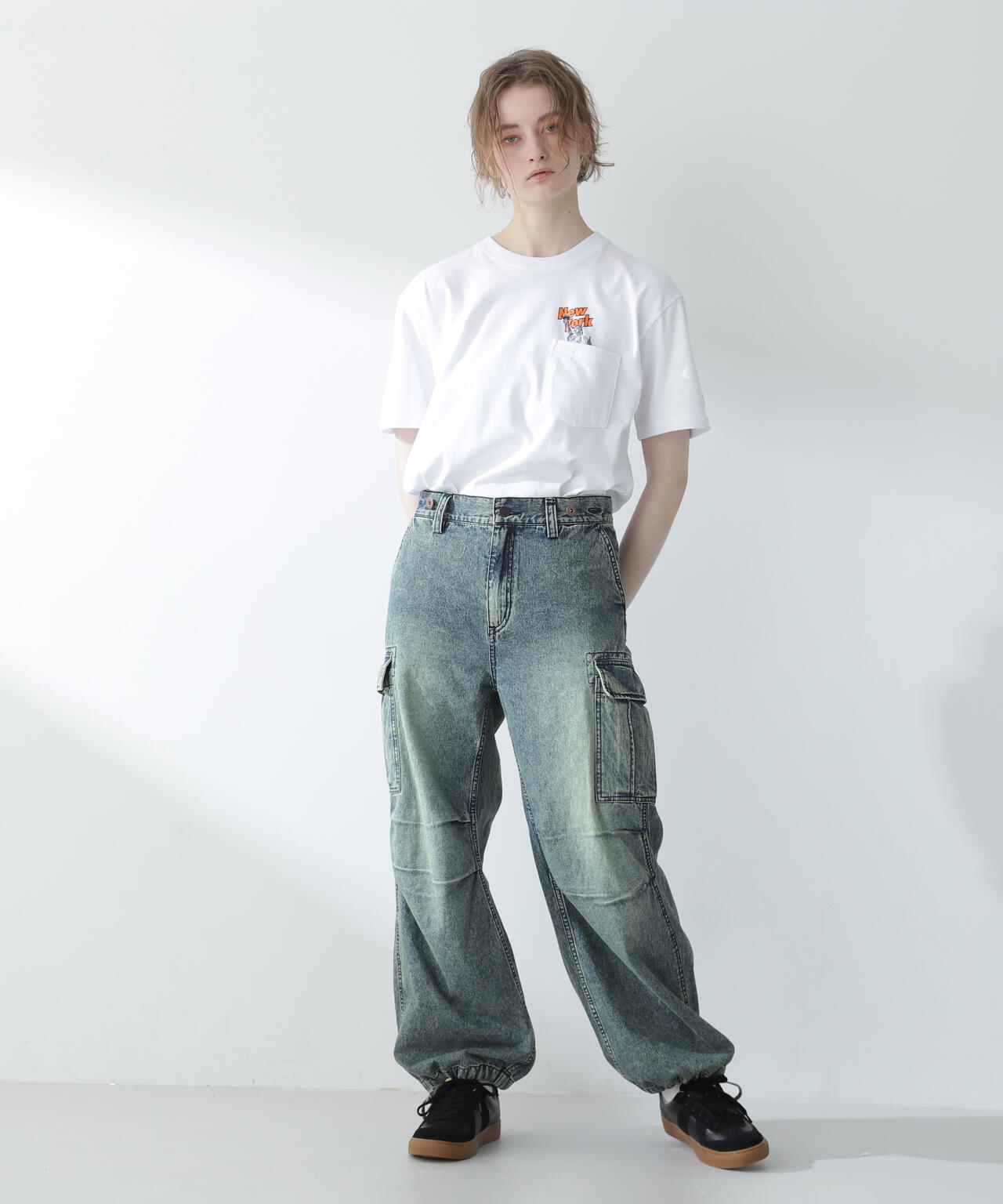 CARGO DENIM PANTS/カーゴデニムパンツ