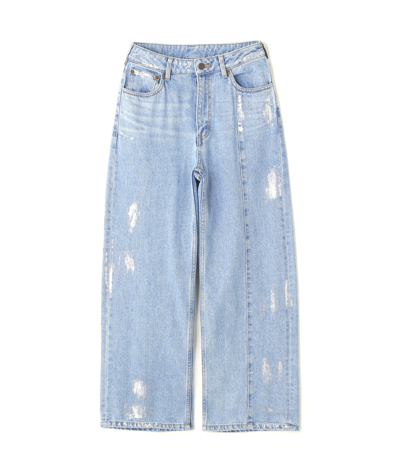 FOIL PRINT DENIM PANTS/箔プリントデニムパンツ